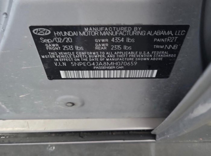 Foto 12 de 2021 HYUNDAI SONATA